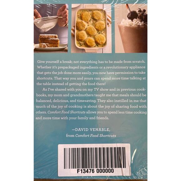 In the Kitchen with David Comfort Food Shortcuts Cookbook QVC's Foodie - New - Picture 4 of 4